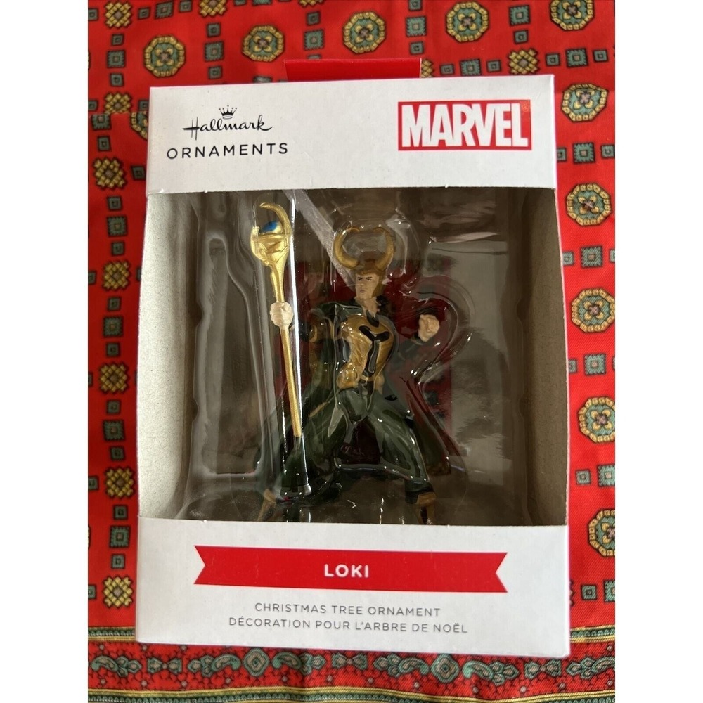 Marvel Avengers Loki Hallmark Christmas Tree Ornament Decoration 2021 NEW
